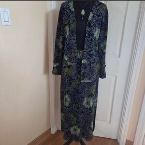 Mirasol 2 Piece Skirt & Cardigan Set Artsy Office 90s Boho Fairy Whimsical Large